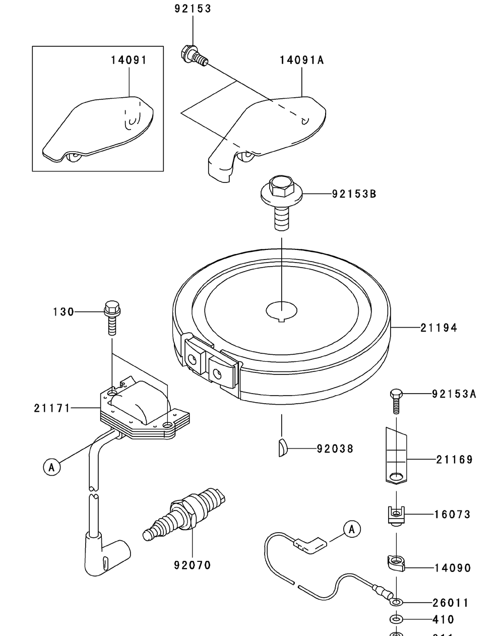 Fj180v-As08 Electric Diagram and Parts List for 56A443TH (750-XP)(2008 & Before) Cub Cadet Lawn Mower